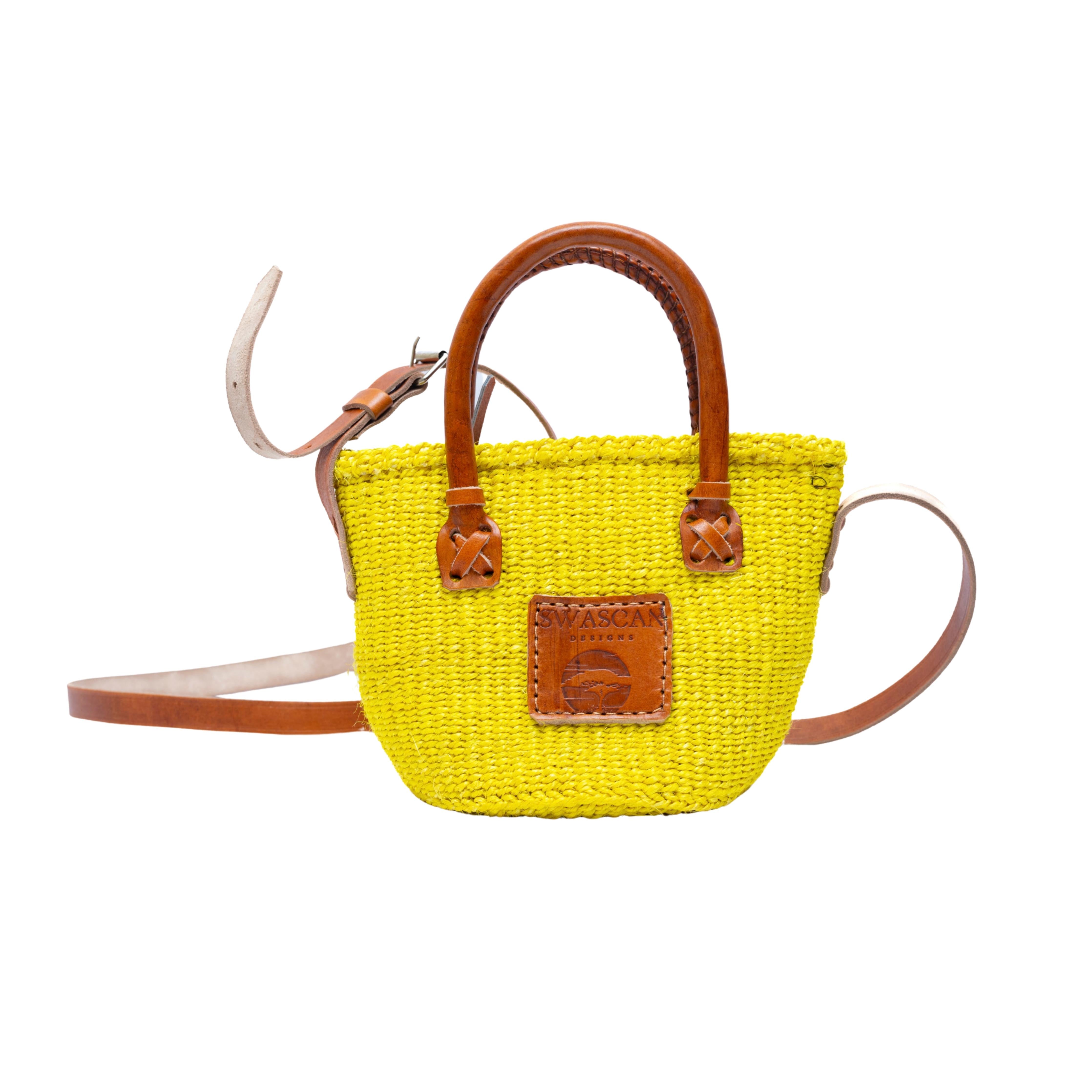 Harare Handwoven Sisal & Leather Bag | Timeless Craftsmanship